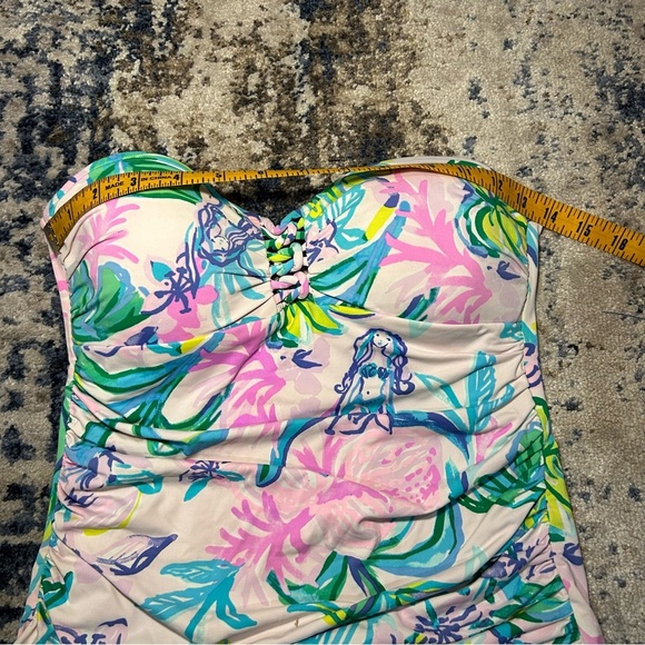 Lilly Pulitzer Lulo Tankini Top & Bottom Mermaid in the Shade Swimsuit Size 6/8 - Picture 7 of 16